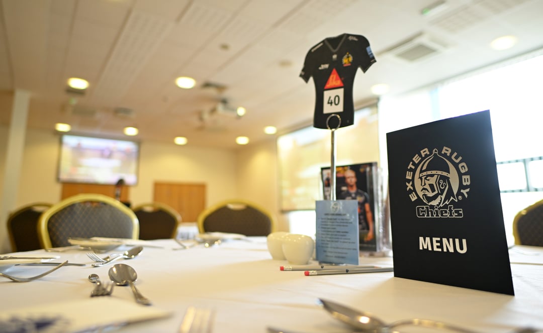 Exeter Chiefs supporters enjoying matchday hospitality