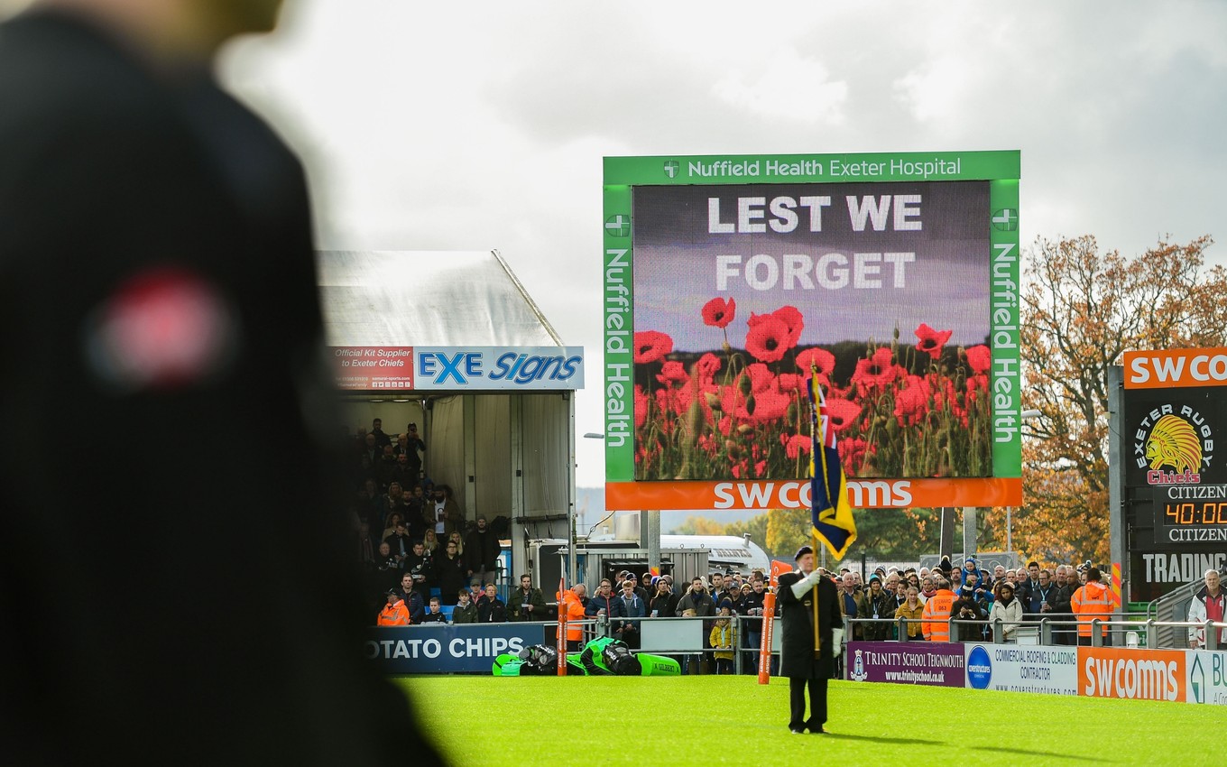 Remembrance Service at Sandy Park