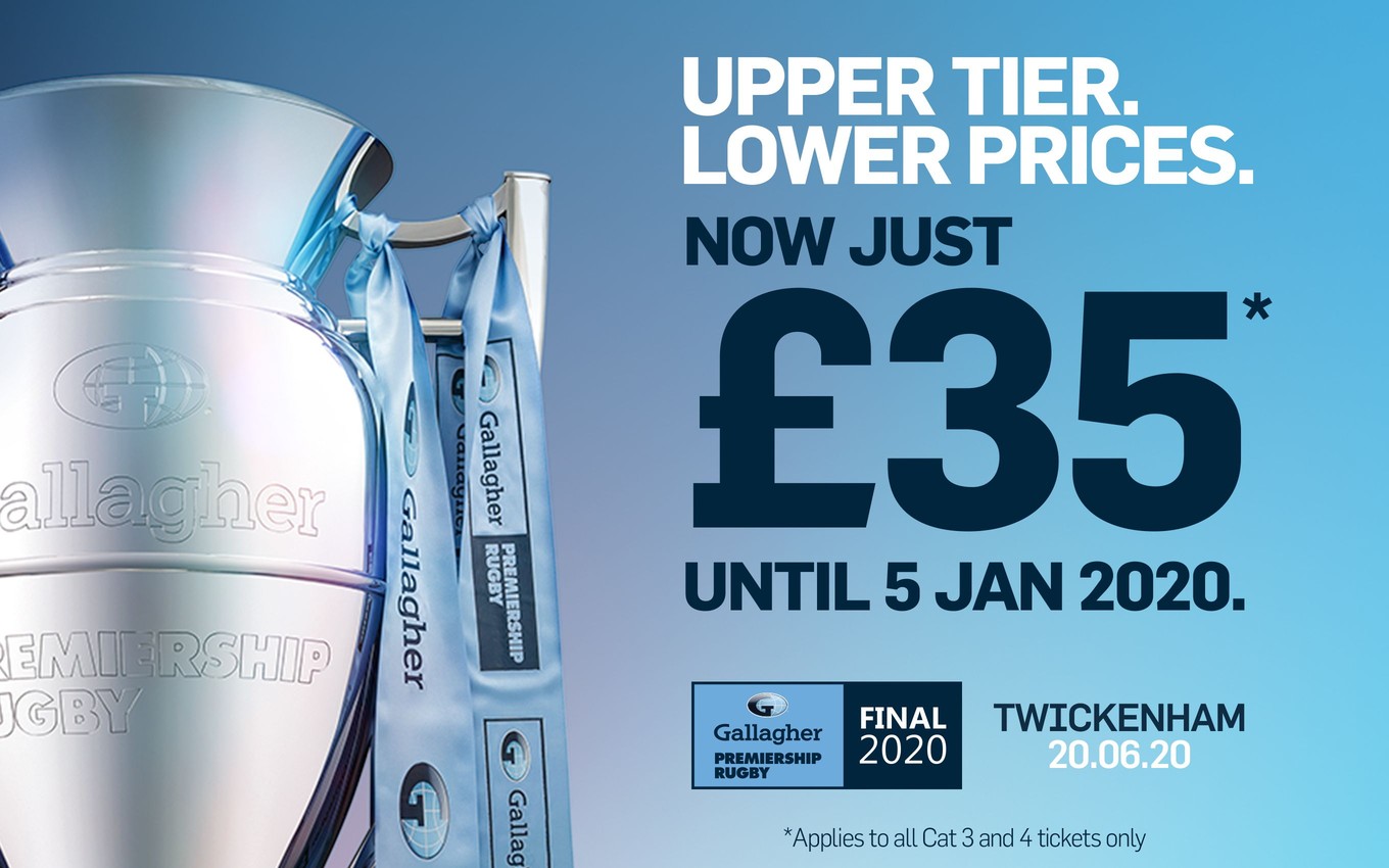 Premiership Final Tickets from just £35