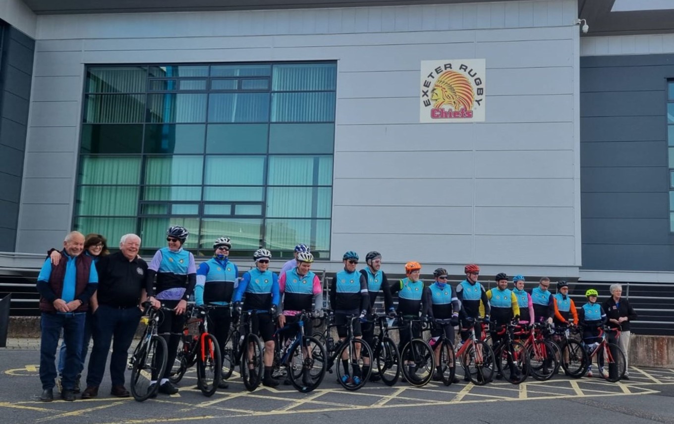 Cycle Club raise £12,000 for Foundation