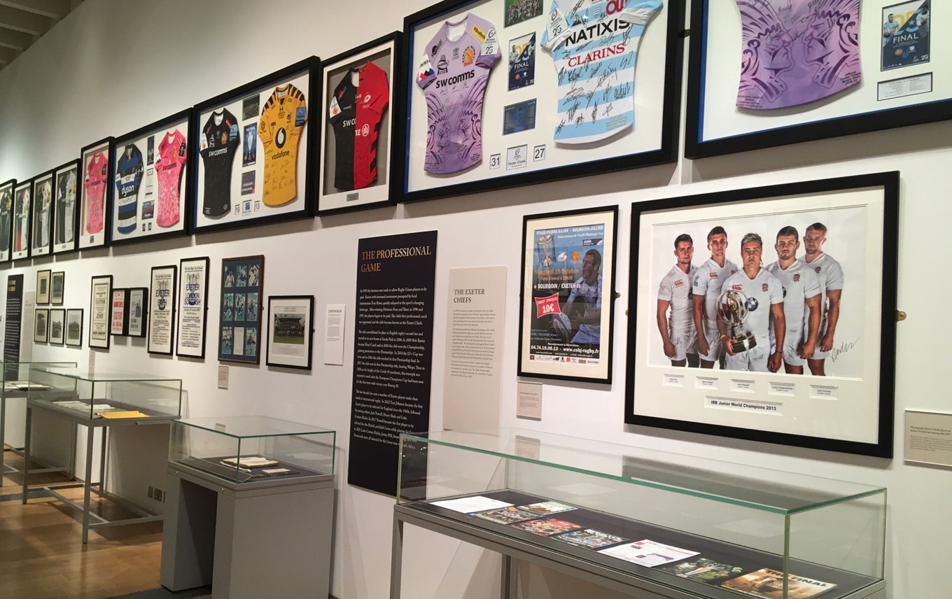 Rugby Club Exhibition opens at the RAMM