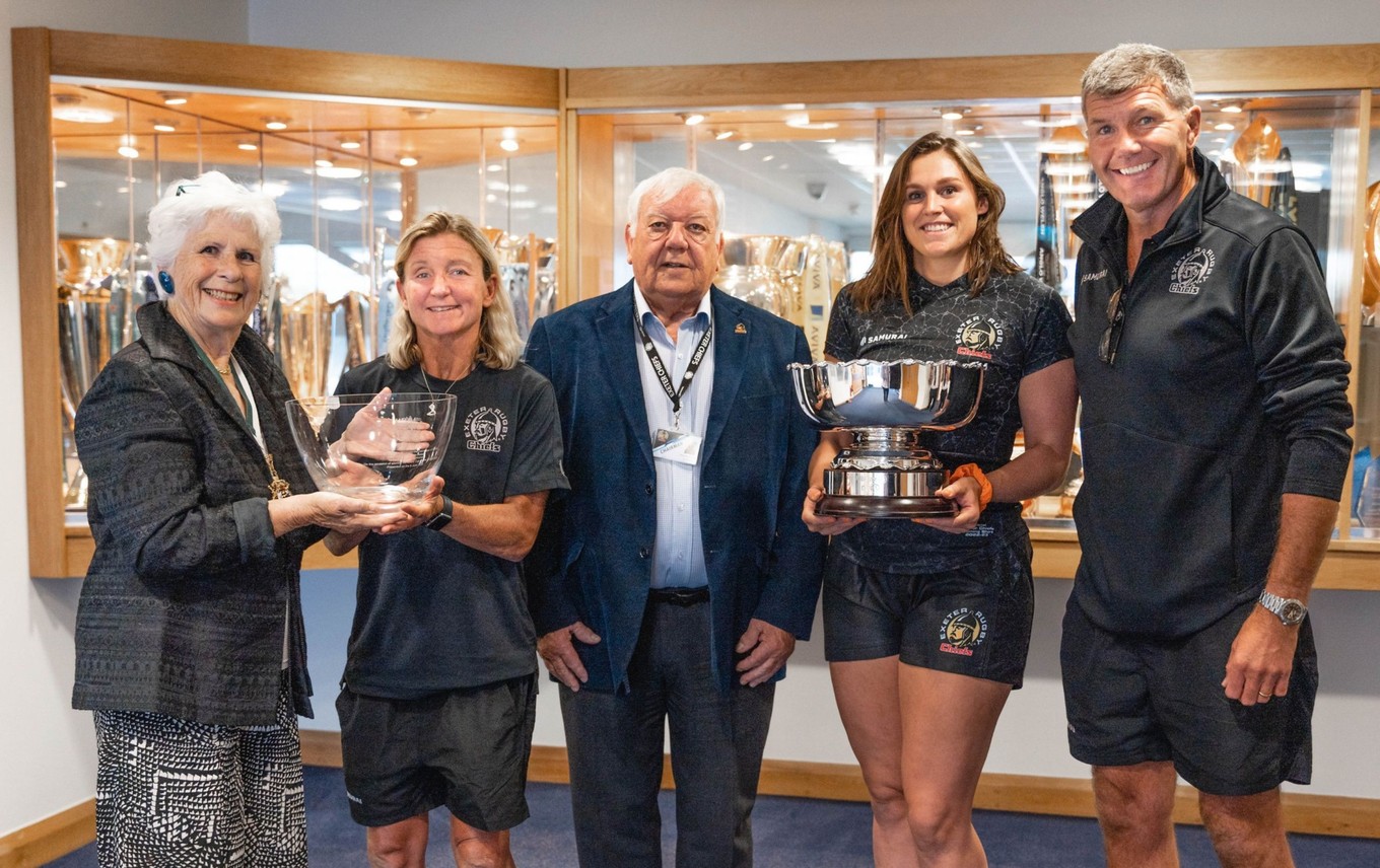 Women's team rewarded for their efforts by Lord Mayor of Exeter