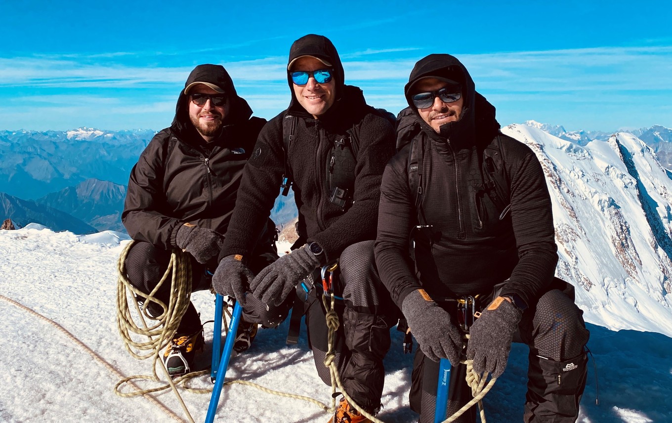 Ex-Chiefs trio scale Alps peak for wellbeing charity