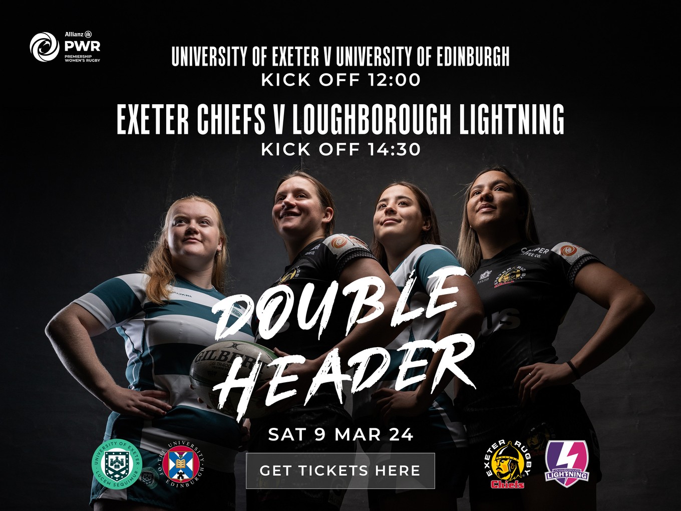 Exeter Chiefs Launch Women's Double Header