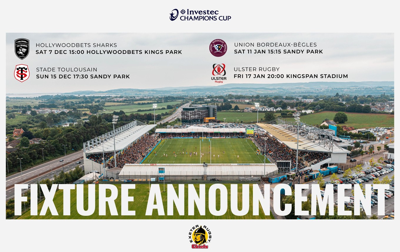 Two Huge Champions Cup Games Coming to Sandy Park
