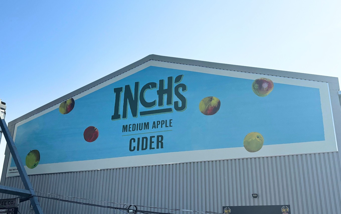 Inch's Apple Cider | Stand sponsorship at Sandy Park