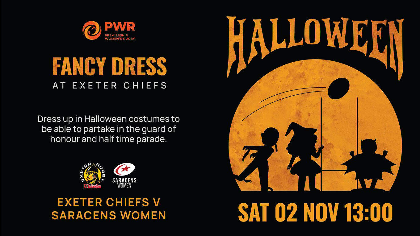 Exeter Chiefs to host a Halloween Spooooktacular