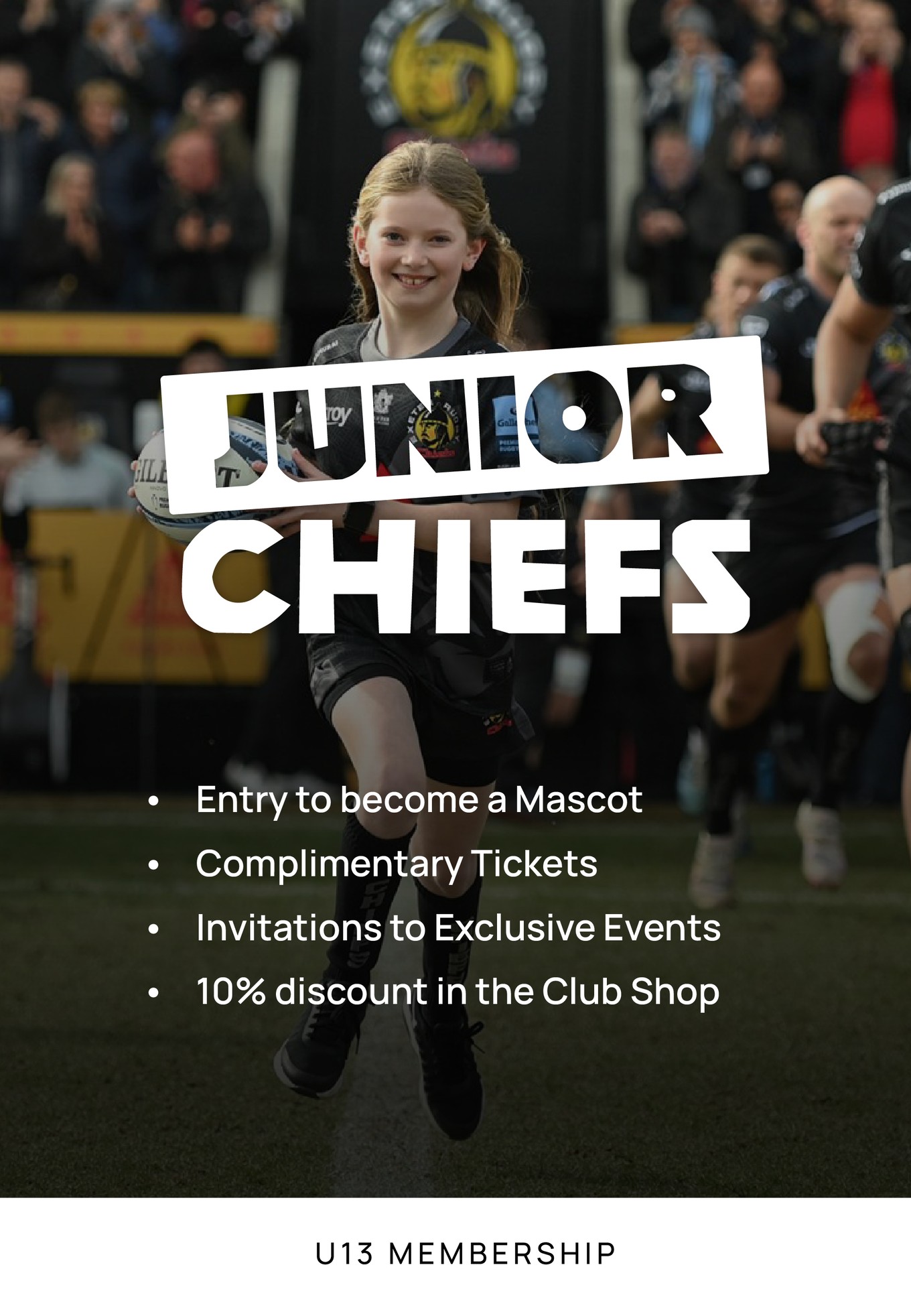 Junior Chiefs Membership at Exeter Chiefs