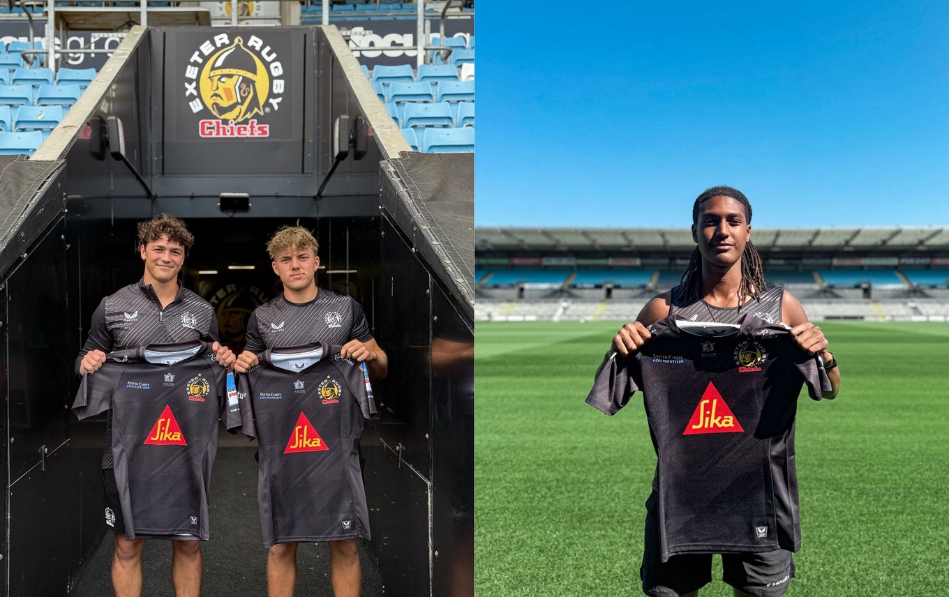 Three players sign Senior Academy contracts with Chiefs