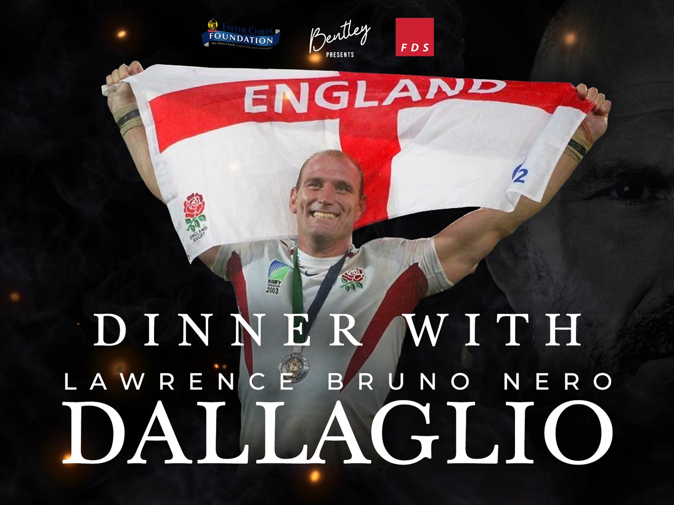 Spend an evening with Lawrence Dallaglio at Sandy Park