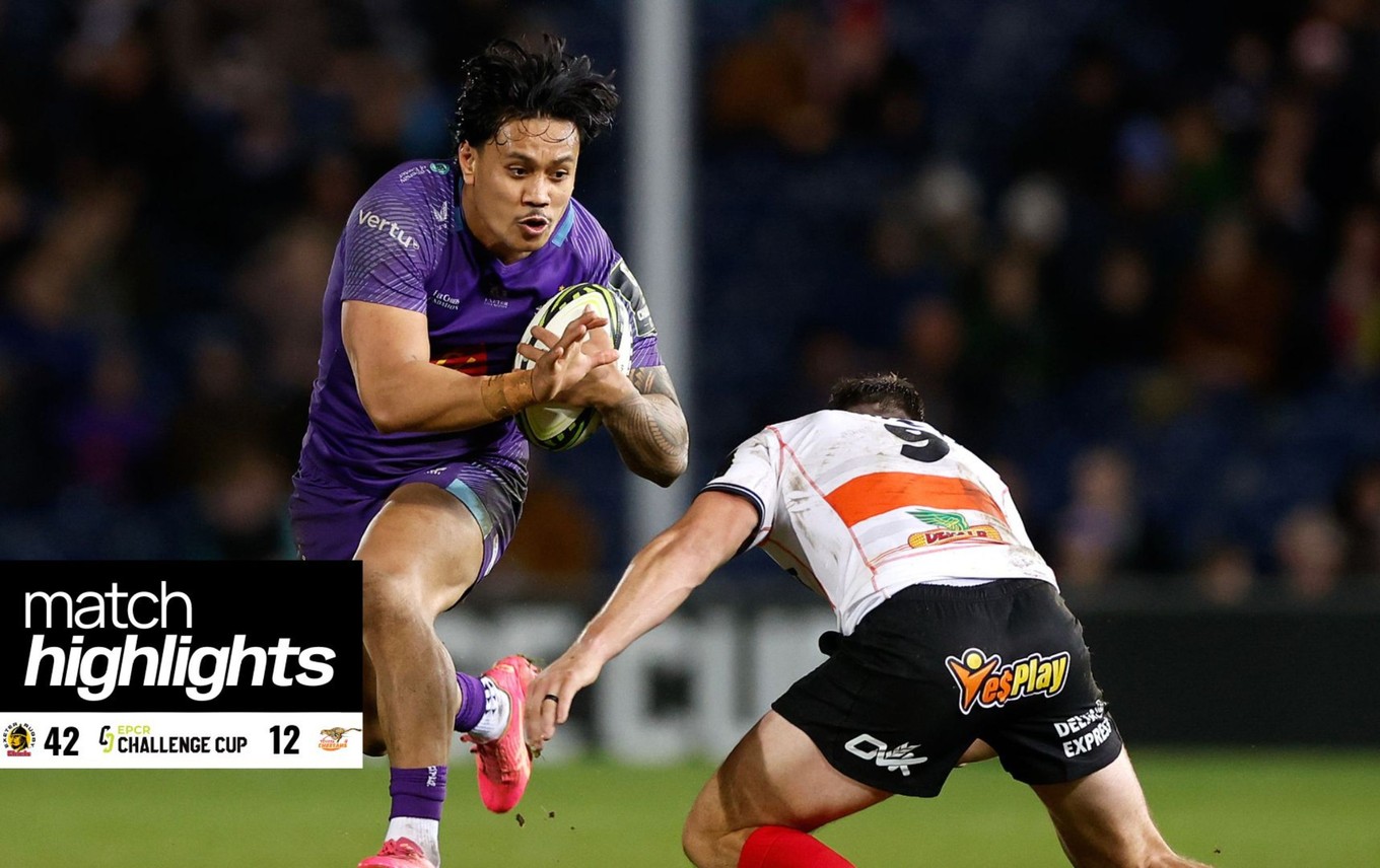 Match highlights | Exeter Chiefs v Toyota Cheetahs, EPCR R1