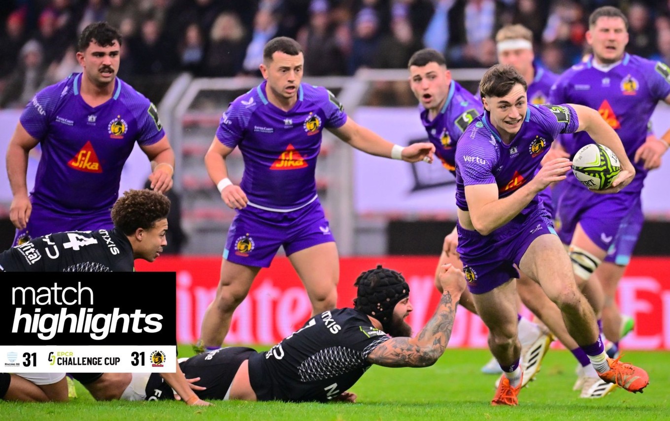 Match Highlights | Racing 92 v Exeter Chiefs, EPCR R2