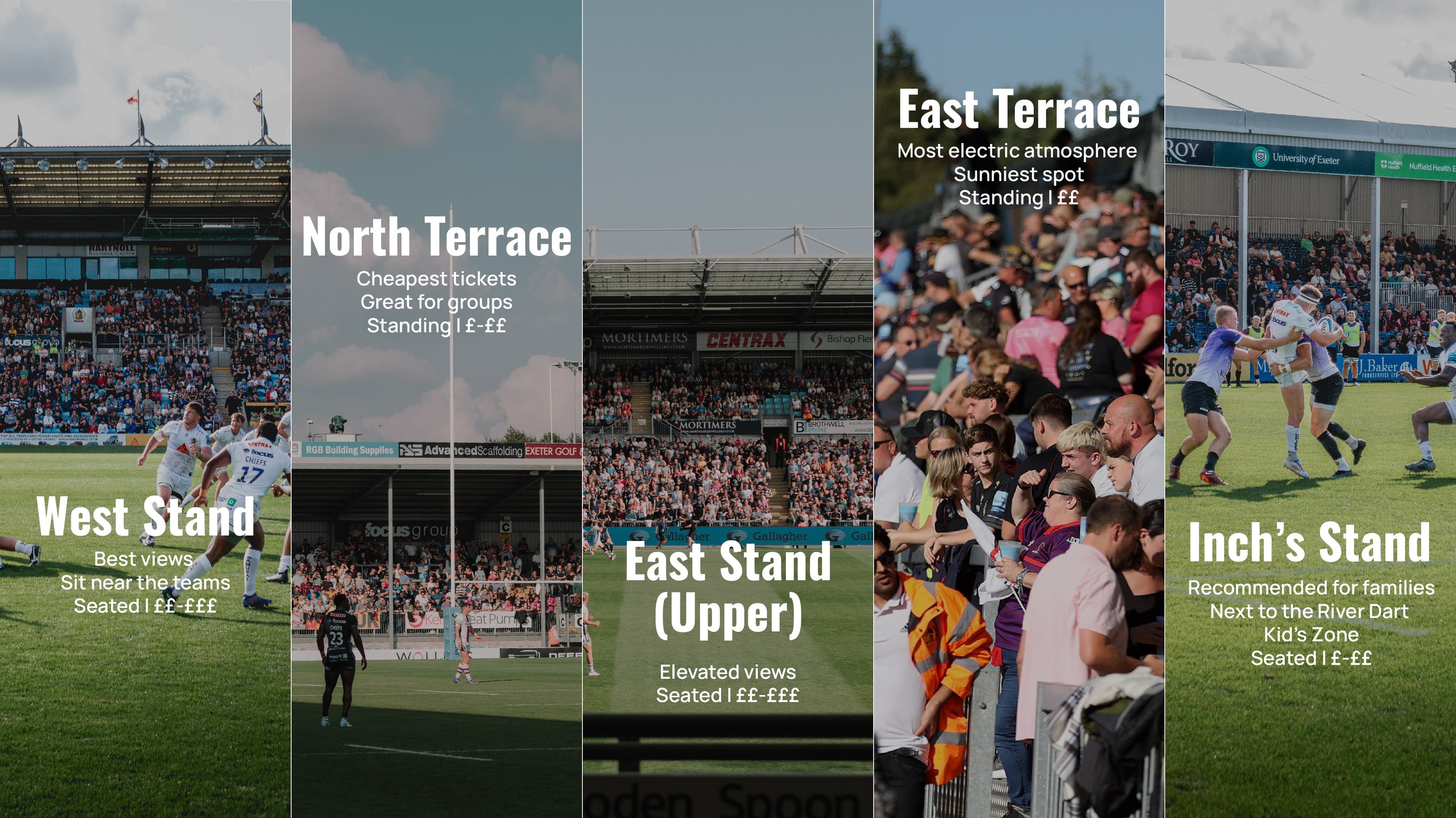 Overview of Exeter Chiefs ticket options and who they suit