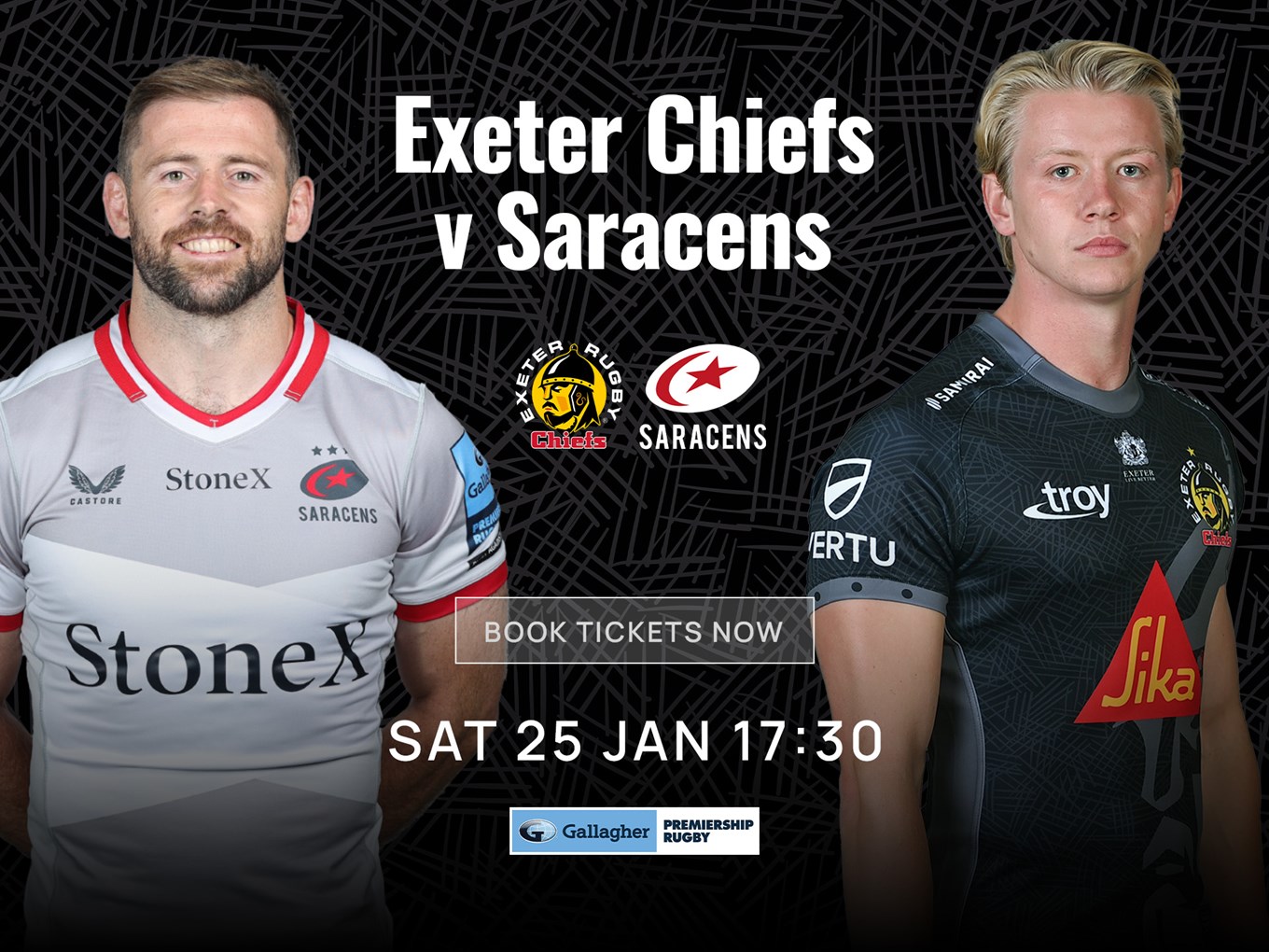 Exeter Chiefs v Saracens | Jan 25th 